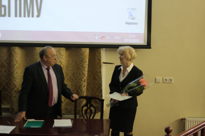 Ученый совет чествовал Маргариту Кузьминичну Давыдову