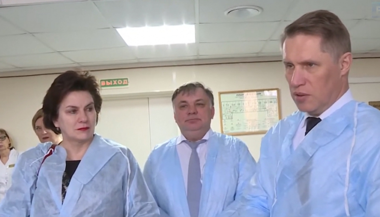 В рабочей поездке М.Мурашко в Великий Новгород приняли участие сотрудники СПбГПМУ