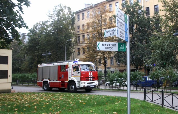 В СПбГПМУ прошли пожарно-тактические учения 2