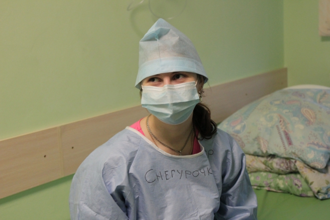 Пациентов клиники СПбГПМУ поздравил Дед Мороз 1