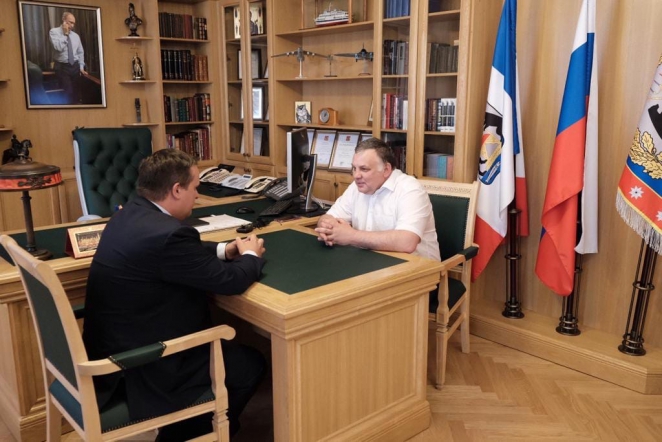 Губернатор Новгородской области встретился с ректором СПбГПМУ