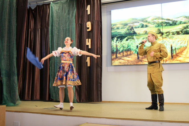 Студенты СПБГПМУ исполнили песни Победы 50