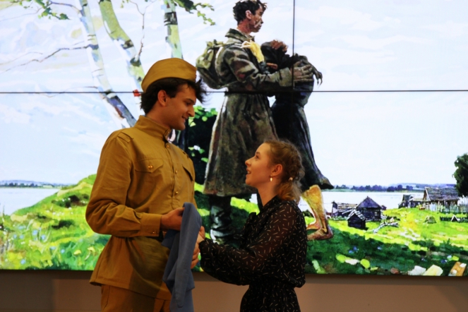 Студенты СПБГПМУ исполнили песни Победы 77