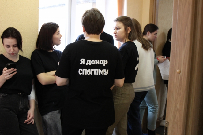 В СПБГПМУ прошла донорская акция 1