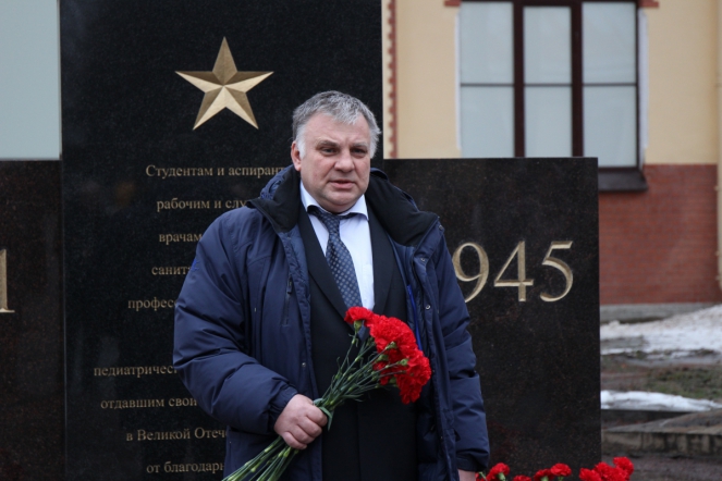 В Педиатрическом университете прошёл митинг, посвящённый 80-летию прорыва блокады Ленинграда 3