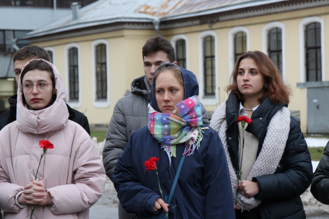 В Педиатрическом университете прошёл митинг, посвящённый 80-летию прорыва блокады Ленинграда 6