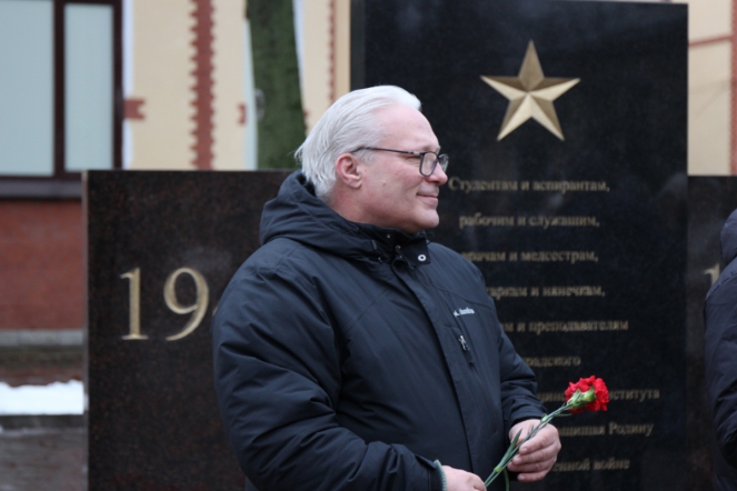 В Педиатрическом университете прошёл митинг, посвящённый 80-летию прорыва блокады Ленинграда 11