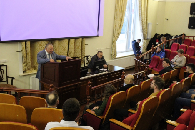 Ректор Педиатрического университета провёл встречу со студентами из Сирии и Турции 20