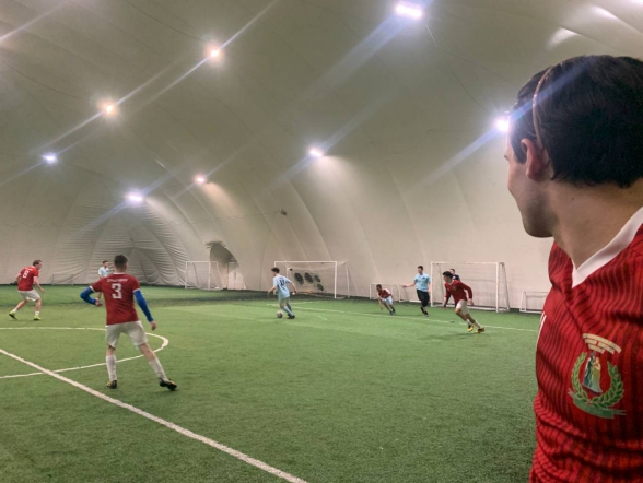 Футболисты Педиатрического университета одержали победу в товарищеском матче