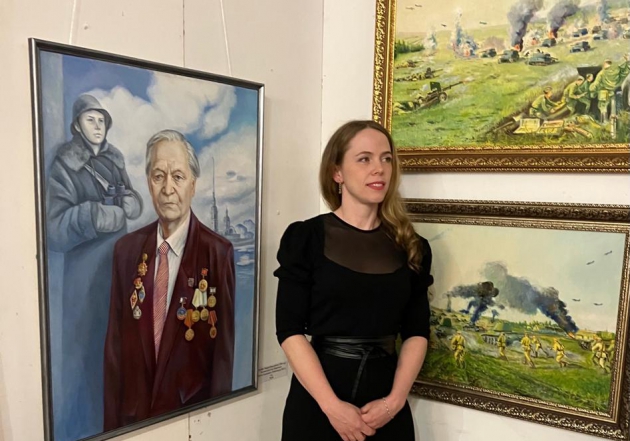 Портрет Света Тихвинского представили на выставке в Союзе художников