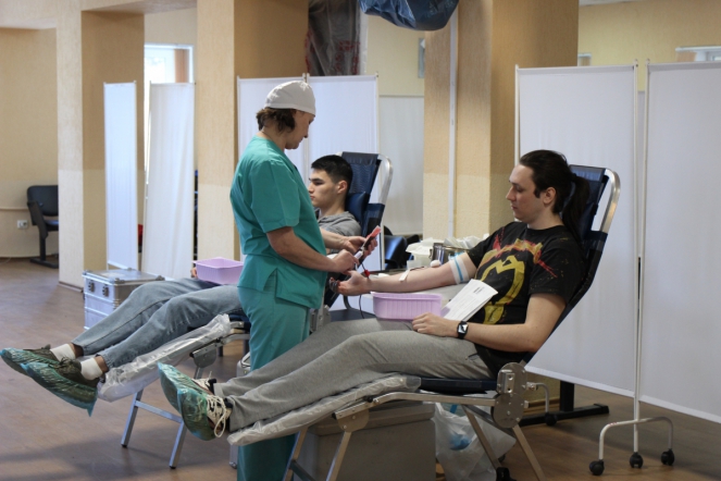 97 человек приняли участие в донорской акции в Педиатрическом университете