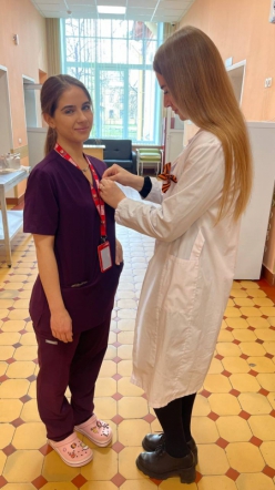 Педиатрический университет присоединился к Всероссийской акции «Георгиевская ленточка» 8