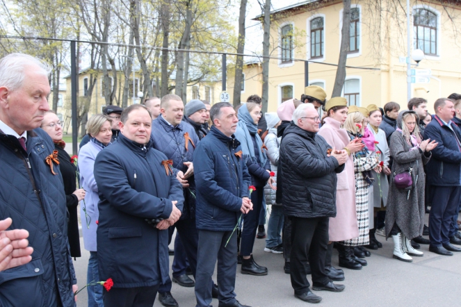 Война заканчивается, когда похоронен последний солдат: в Педиатрическом университете увековечили память сотрудников, погибших в годы Великой Отечественной войны 24