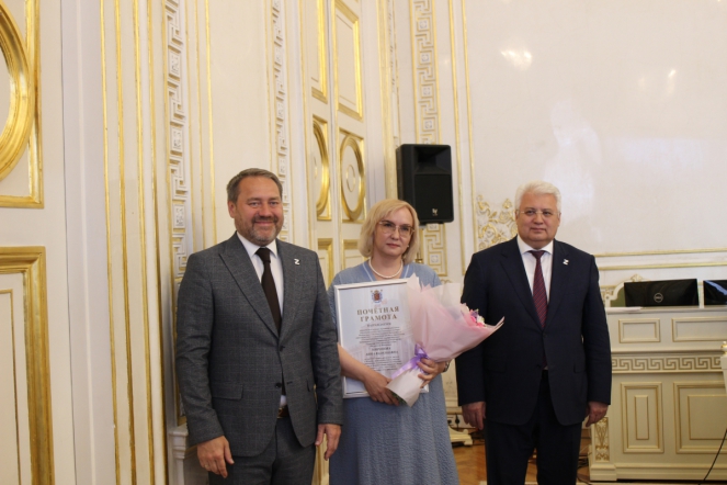 В петербургском парламенте прошёл торжественный приём, посвящённый Дню медицинского работника 11