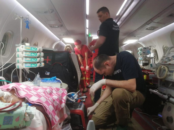 В Педиатрический университет бортом санавиации доставили четверых детей из Северо-Кавказского федерального округа 13