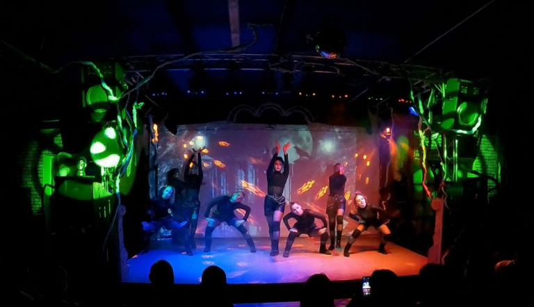 На сцене студенческого  клуба «Гиппократ» прошло новогоднее шоу 8