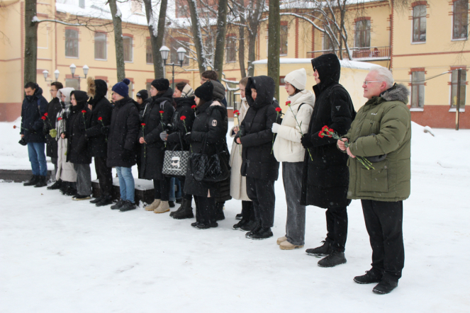 В Педиатрическом университете прошёл митинг, посвящённый 81-ой годовщине прорыва блокады Ленинграда 14