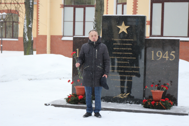 В Педиатрическом университете прошёл митинг, посвящённый 81-ой годовщине прорыва блокады Ленинграда 16