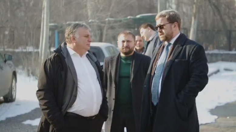 Ректор Педиатрического университета посетил строящийся медцентр Кыргызско-Российского Славянского университета в Бишкеке