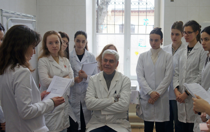 В Педиатрическом университете состоялось отчётное собрание студенческого научного общества кафедры дерматовенерологии 1