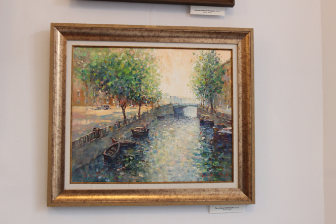 В Педиатрическом университете открыли выставку работ петербургского художника Роберта Мифа 5