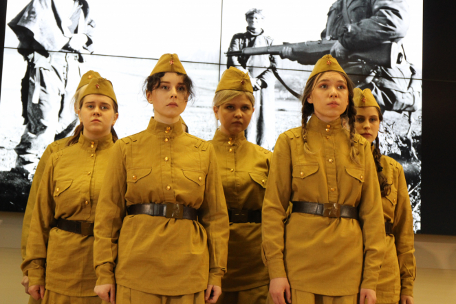 Студенты Педиатрического университета исполнили песни Победы 67