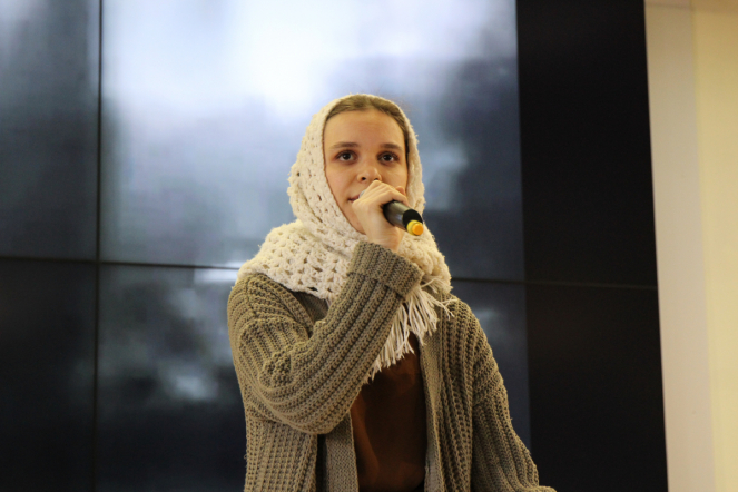 Студенты Педиатрического университета исполнили песни Победы 73