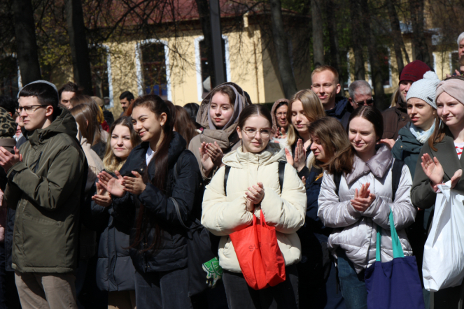 В Педиатрическом университете проведены торжественные мероприятия, посвящённые Дню Победы 50