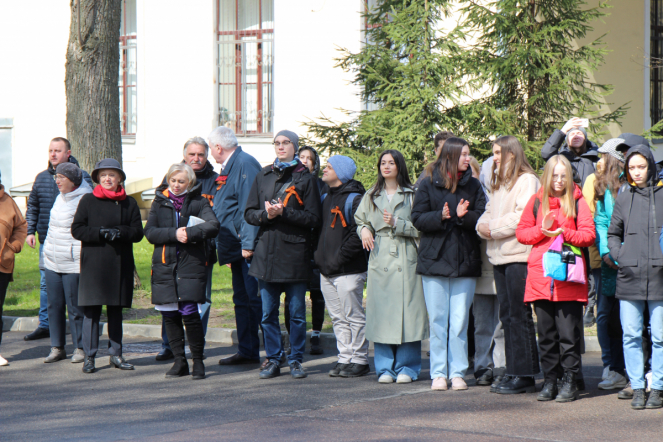 В Педиатрическом университете проведены торжественные мероприятия, посвящённые Дню Победы 61