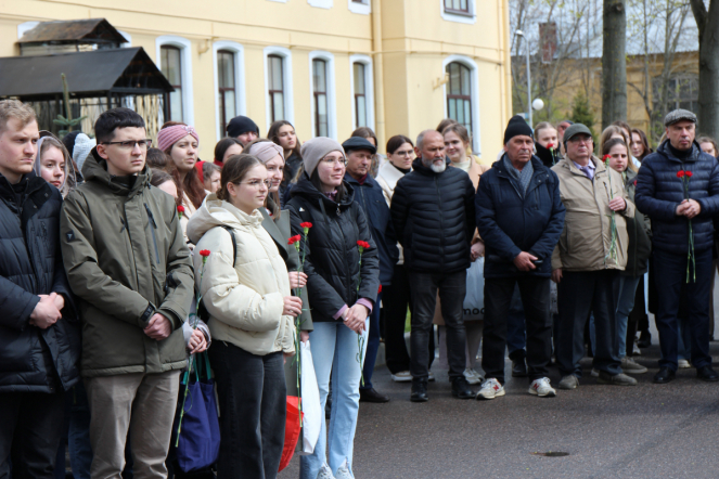 В Педиатрическом университете проведены торжественные мероприятия, посвящённые Дню Победы 99