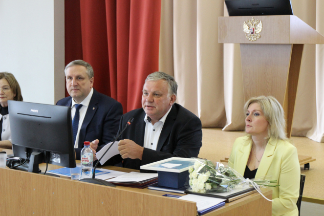 Председатель Городской избирательной комиссии Максим Мейксин посетил заседание Учёного совета Педиатрического университета 1