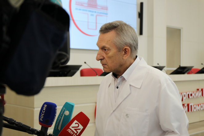 Ректор Педиатрического университета осмотрел новый корпус Института скорой помощи им.  И.И. Джанелидже 7