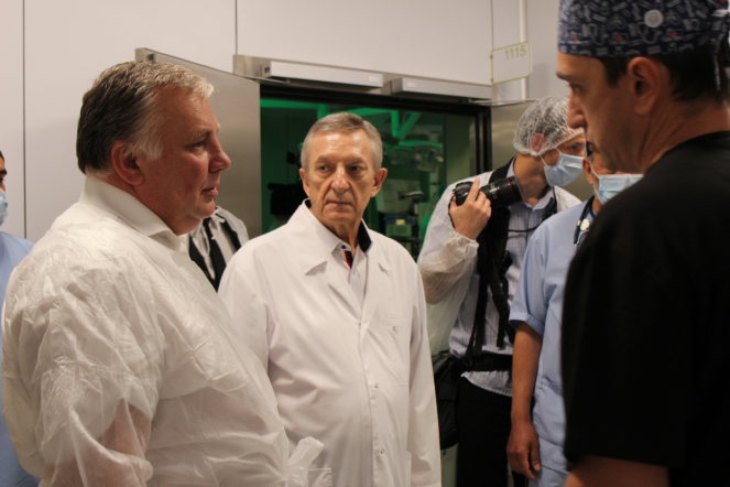 Ректор Педиатрического университета осмотрел новый корпус Института скорой помощи им.  И.И. Джанелидже 12