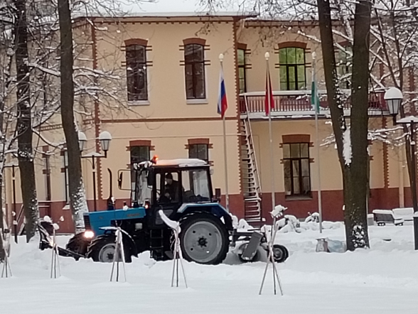 Педиатрический университет: снегопады не нарушили рабочий режим 4
