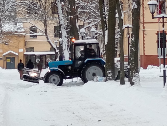 Педиатрический университет: снегопады не нарушили рабочий режим