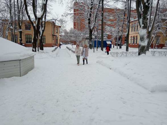Педиатрический университет: снегопады не нарушили рабочий режим 6