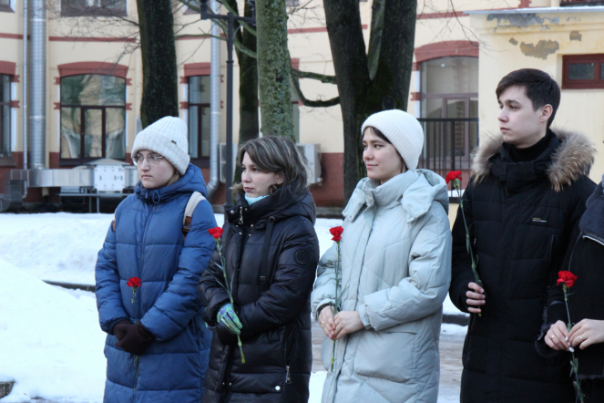 В Педиатрическом университете прошел митинг, посвященный 82-й годовщине прорыва блокады Ленинграда 1