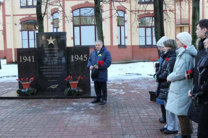 В Педиатрическом университете прошел митинг, посвященный 82-й годовщине прорыва блокады Ленинграда 16