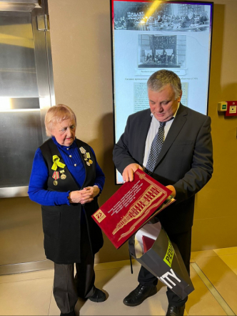 Накануне Дня прорыва блокады Ленинграда музей  Педиатрического университета посетила Татьяна Фомина, которая проходила лечение в клинике вуза в годы войны 2