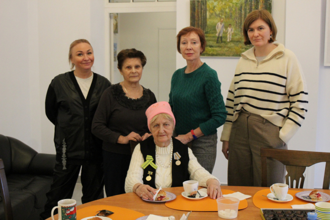 Накануне Дня прорыва блокады Ленинграда музей  Педиатрического университета посетила Татьяна Фомина, которая проходила лечение в клинике вуза в годы войны 5